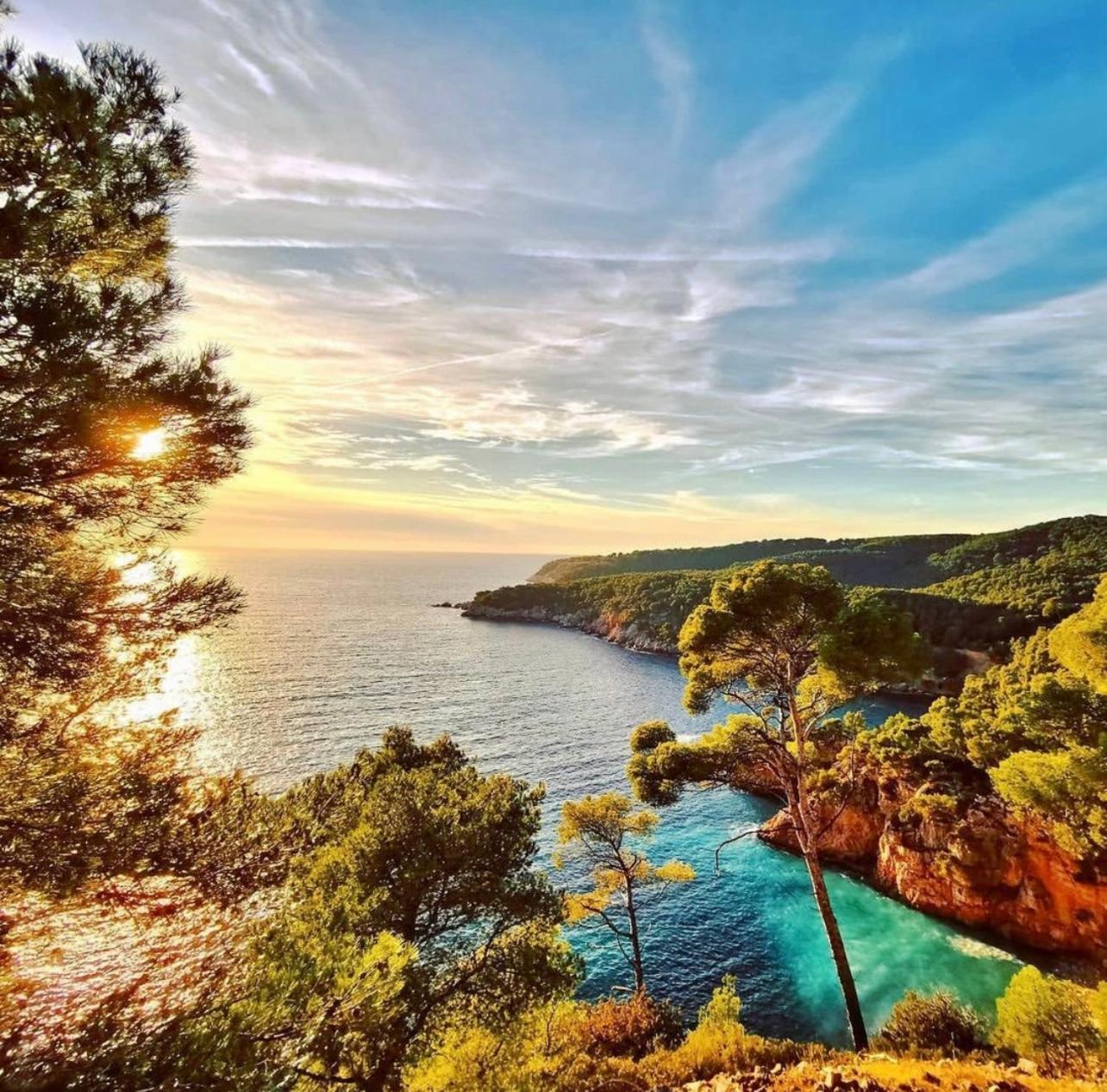 Logement Vue Mer Splendide - Situe A 50 Metres Du Bord De Mer Et 2 Minutes Des Plages - Bandolina Kültér fotó
