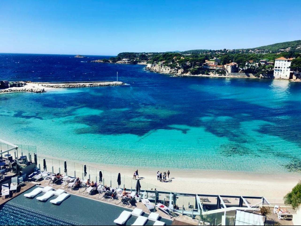 Logement Vue Mer Splendide - Situe A 50 Metres Du Bord De Mer Et 2 Minutes Des Plages - Bandolina Kültér fotó