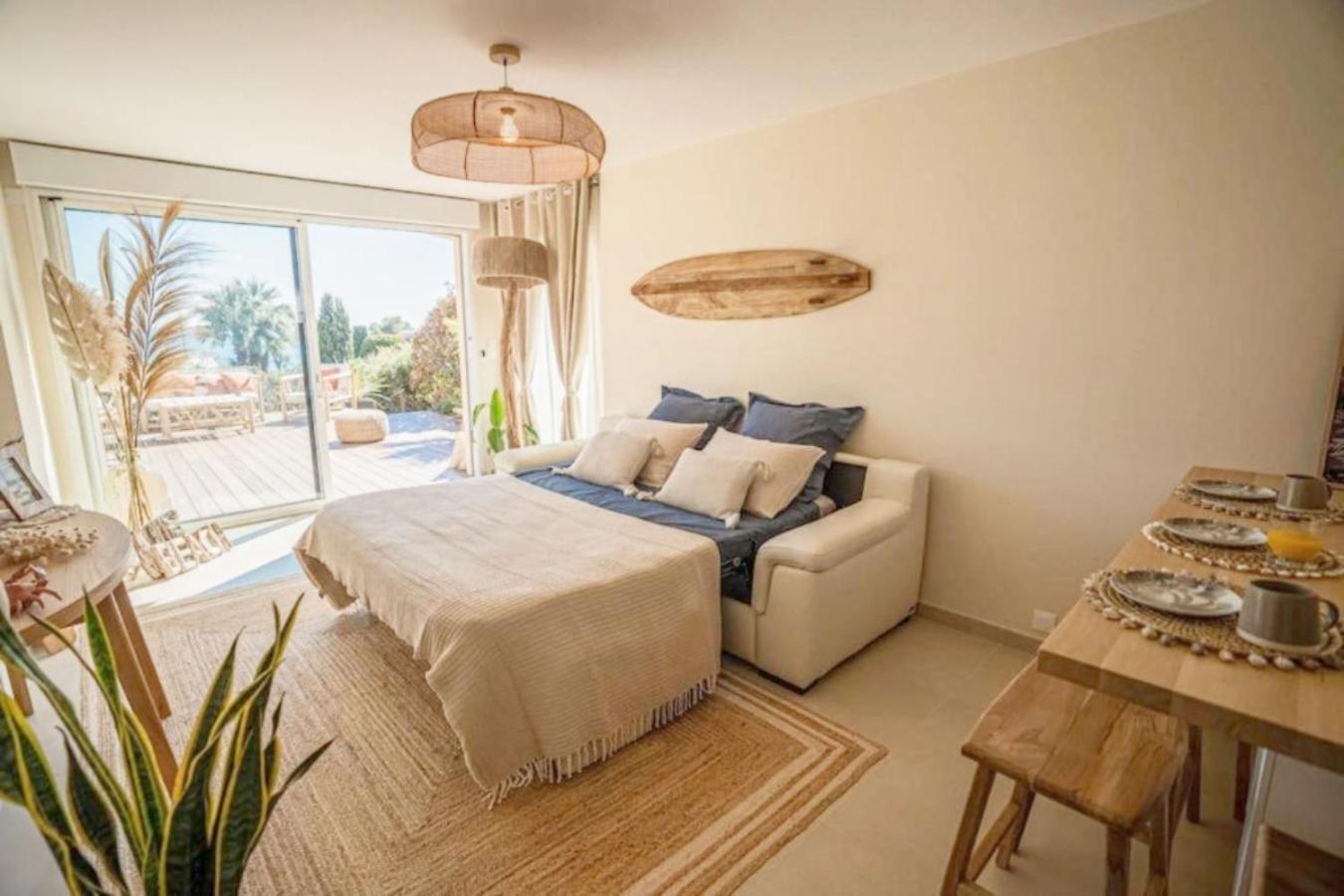 Logement Vue Mer Splendide - Situe A 50 Metres Du Bord De Mer Et 2 Minutes Des Plages - Bandolina Kültér fotó