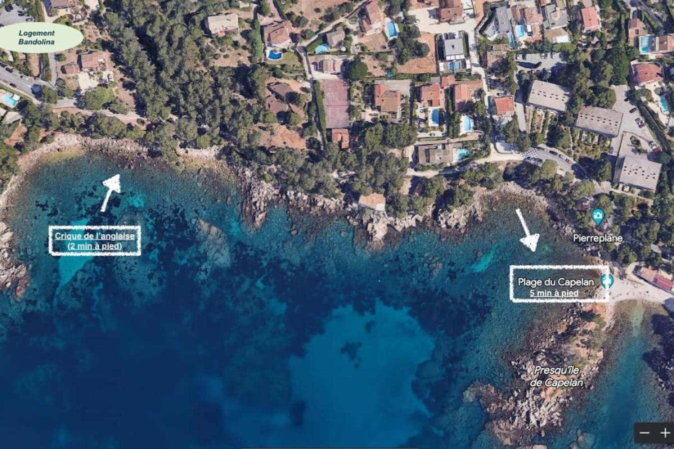 Logement Vue Mer Splendide - Situe A 50 Metres Du Bord De Mer Et 2 Minutes Des Plages - Bandolina Kültér fotó